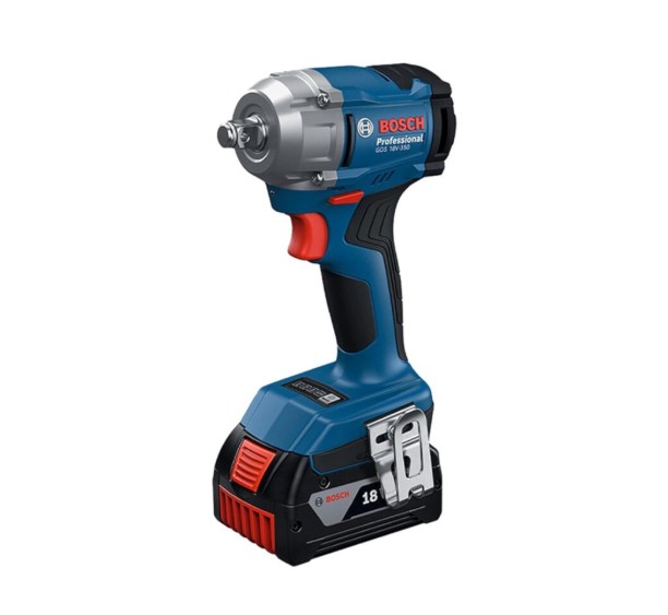 Bosch GDS 18V-350 Professional Cordless Impact Wrench Set – High Torque Power Tool for Automotive Repair, Industrial Fastening, Heavy Duty Bolt Tightening and Workshop Applications
